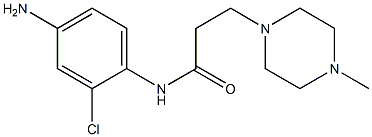 N-(4-amino-2-chlorophenyl)-3-(4-methylpiperazin-1-yl)propanamide|