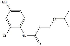 N-(4-amino-2-chlorophenyl)-3-(propan-2-yloxy)propanamide Struktur