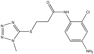  N-(4-amino-2-chlorophenyl)-3-[(1-methyl-1H-1,2,3,4-tetrazol-5-yl)sulfanyl]propanamide