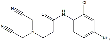  N-(4-amino-2-chlorophenyl)-3-[bis(cyanomethyl)amino]propanamide