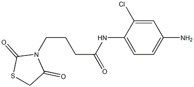  N-(4-amino-2-chlorophenyl)-4-(2,4-dioxo-1,3-thiazolidin-3-yl)butanamide