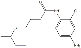  N-(4-amino-2-chlorophenyl)-4-(butan-2-ylsulfanyl)butanamide