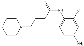 N-(4-amino-2-chlorophenyl)-4-morpholin-4-ylbutanamide 结构式