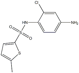 N-(4-amino-2-chlorophenyl)-5-methylthiophene-2-sulfonamide Structure