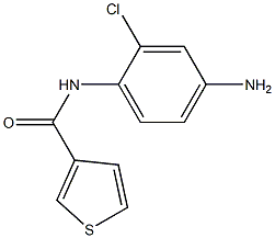 N-(4-amino-2-chlorophenyl)thiophene-3-carboxamide Struktur