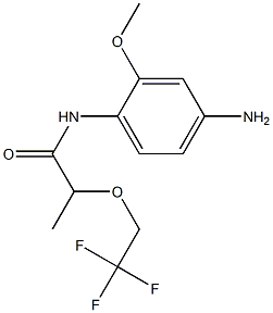 N-(4-amino-2-methoxyphenyl)-2-(2,2,2-trifluoroethoxy)propanamide