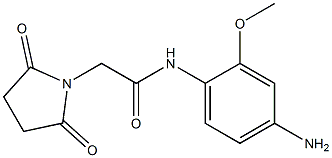 N-(4-amino-2-methoxyphenyl)-2-(2,5-dioxopyrrolidin-1-yl)acetamide Structure