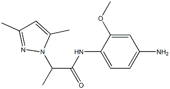 N-(4-amino-2-methoxyphenyl)-2-(3,5-dimethyl-1H-pyrazol-1-yl)propanamide
