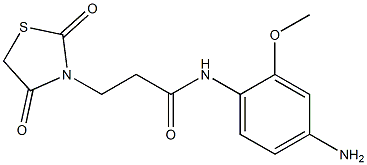 N-(4-amino-2-methoxyphenyl)-3-(2,4-dioxo-1,3-thiazolidin-3-yl)propanamide