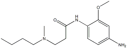 N-(4-amino-2-methoxyphenyl)-3-[butyl(methyl)amino]propanamide