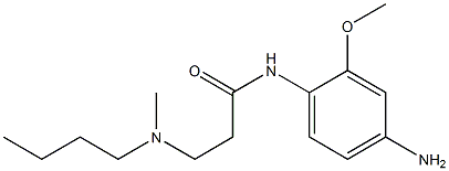  N-(4-amino-2-methoxyphenyl)-3-[butyl(methyl)amino]propanamide