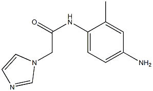 N-(4-amino-2-methylphenyl)-2-(1H-imidazol-1-yl)acetamide Struktur