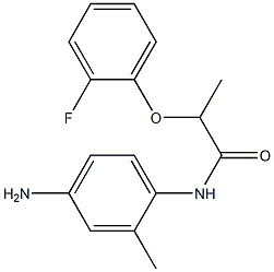 N-(4-amino-2-methylphenyl)-2-(2-fluorophenoxy)propanamide|