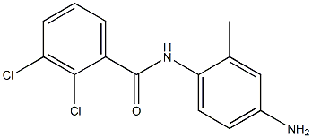 N-(4-amino-2-methylphenyl)-2,3-dichlorobenzamide 化学構造式