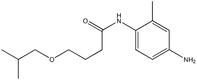 N-(4-amino-2-methylphenyl)-4-(2-methylpropoxy)butanamide|
