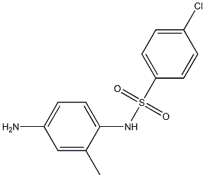 N-(4-amino-2-methylphenyl)-4-chlorobenzenesulfonamide Structure