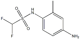 N-(4-amino-2-methylphenyl)difluoromethanesulfonamide Struktur