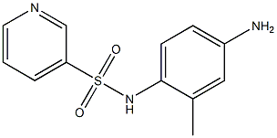 N-(4-amino-2-methylphenyl)pyridine-3-sulfonamide Struktur