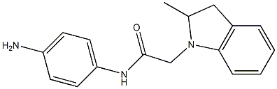 N-(4-aminophenyl)-2-(2-methyl-2,3-dihydro-1H-indol-1-yl)acetamide