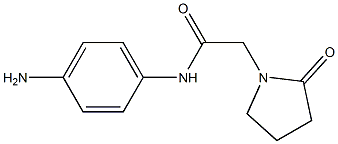N-(4-aminophenyl)-2-(2-oxopyrrolidin-1-yl)acetamide Structure