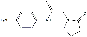 N-(4-aminophenyl)-2-(2-oxopyrrolidin-1-yl)acetamide Struktur