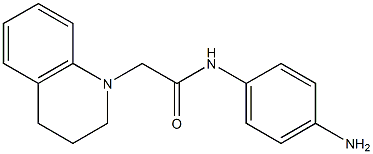 N-(4-aminophenyl)-2-(3,4-dihydroquinolin-1(2H)-yl)acetamide Struktur