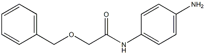 N-(4-aminophenyl)-2-(benzyloxy)acetamide,,结构式