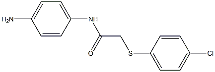 N-(4-aminophenyl)-2-[(4-chlorophenyl)sulfanyl]acetamide