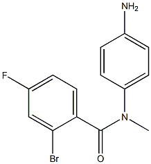 N-(4-aminophenyl)-2-bromo-4-fluoro-N-methylbenzamide