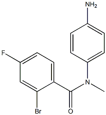 N-(4-aminophenyl)-2-bromo-4-fluoro-N-methylbenzamide|