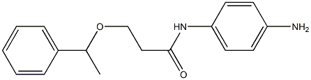 N-(4-aminophenyl)-3-(1-phenylethoxy)propanamide