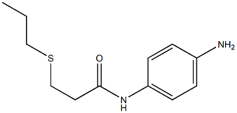  N-(4-aminophenyl)-3-(propylsulfanyl)propanamide