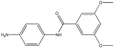 N-(4-aminophenyl)-3,5-dimethoxybenzamide 结构式