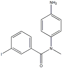 N-(4-aminophenyl)-3-iodo-N-methylbenzamide Struktur