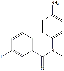 N-(4-aminophenyl)-3-iodo-N-methylbenzamide Structure