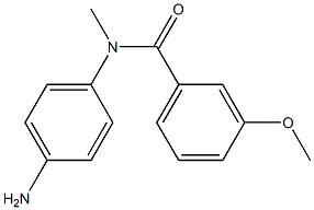 N-(4-aminophenyl)-3-methoxy-N-methylbenzamide Struktur