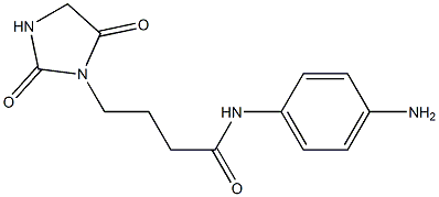 N-(4-aminophenyl)-4-(2,5-dioxoimidazolidin-1-yl)butanamide,,结构式