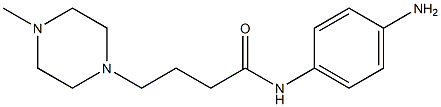 N-(4-aminophenyl)-4-(4-methylpiperazin-1-yl)butanamide Struktur