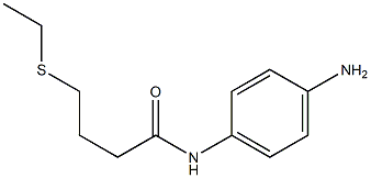 N-(4-aminophenyl)-4-(ethylsulfanyl)butanamide Struktur