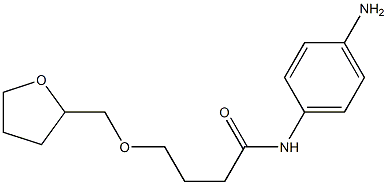 N-(4-aminophenyl)-4-(oxolan-2-ylmethoxy)butanamide Struktur