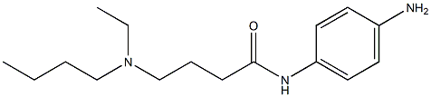 N-(4-aminophenyl)-4-[butyl(ethyl)amino]butanamide Structure