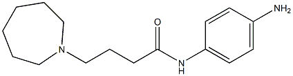 N-(4-aminophenyl)-4-azepan-1-ylbutanamide,,结构式