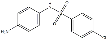 N-(4-aminophenyl)-4-chlorobenzenesulfonamide Struktur