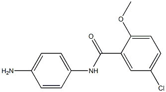 N-(4-aminophenyl)-5-chloro-2-methoxybenzamide Struktur