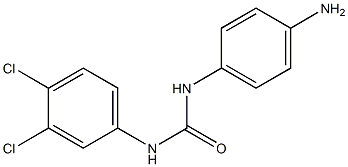 N-(4-aminophenyl)-N'-(3,4-dichlorophenyl)urea Structure