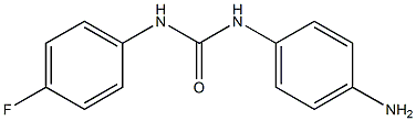 N-(4-aminophenyl)-N'-(4-fluorophenyl)urea Struktur