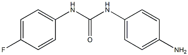 N-(4-aminophenyl)-N'-(4-fluorophenyl)urea 结构式