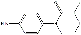 N-(4-aminophenyl)-N,2-dimethylbutanamide Structure