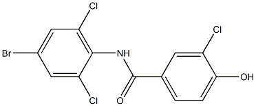  N-(4-bromo-2,6-dichlorophenyl)-3-chloro-4-hydroxybenzamide