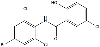 N-(4-bromo-2,6-dichlorophenyl)-5-chloro-2-hydroxybenzamide Structure